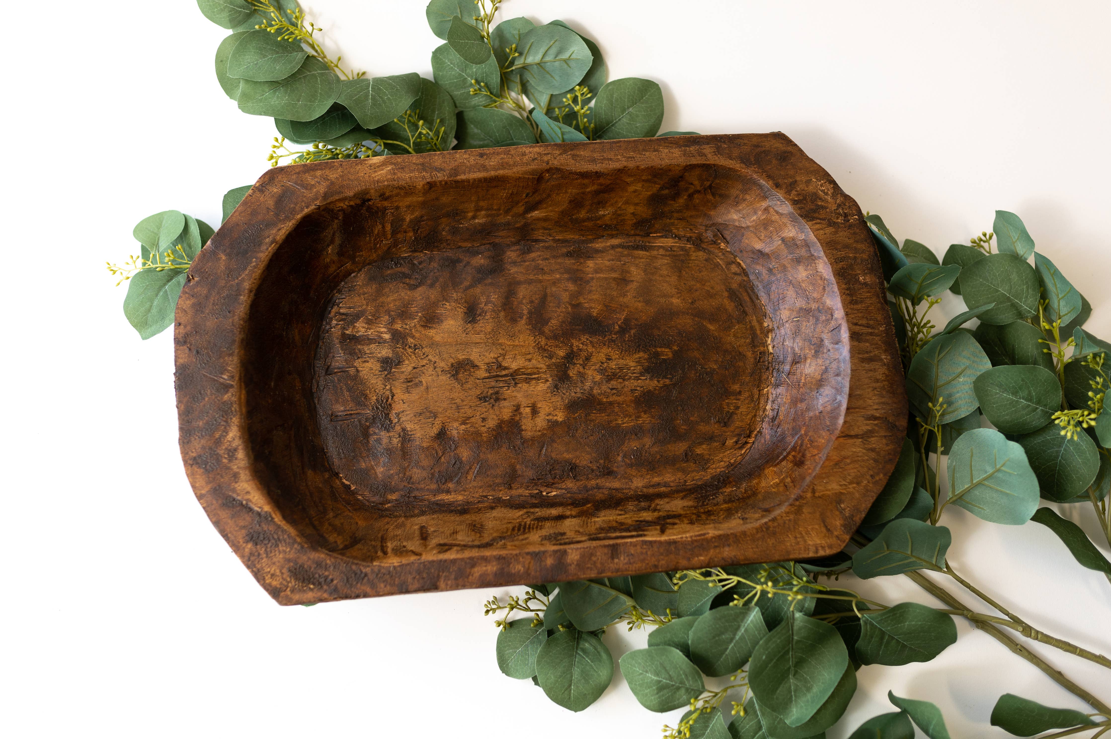 Rustic Wood Bowl