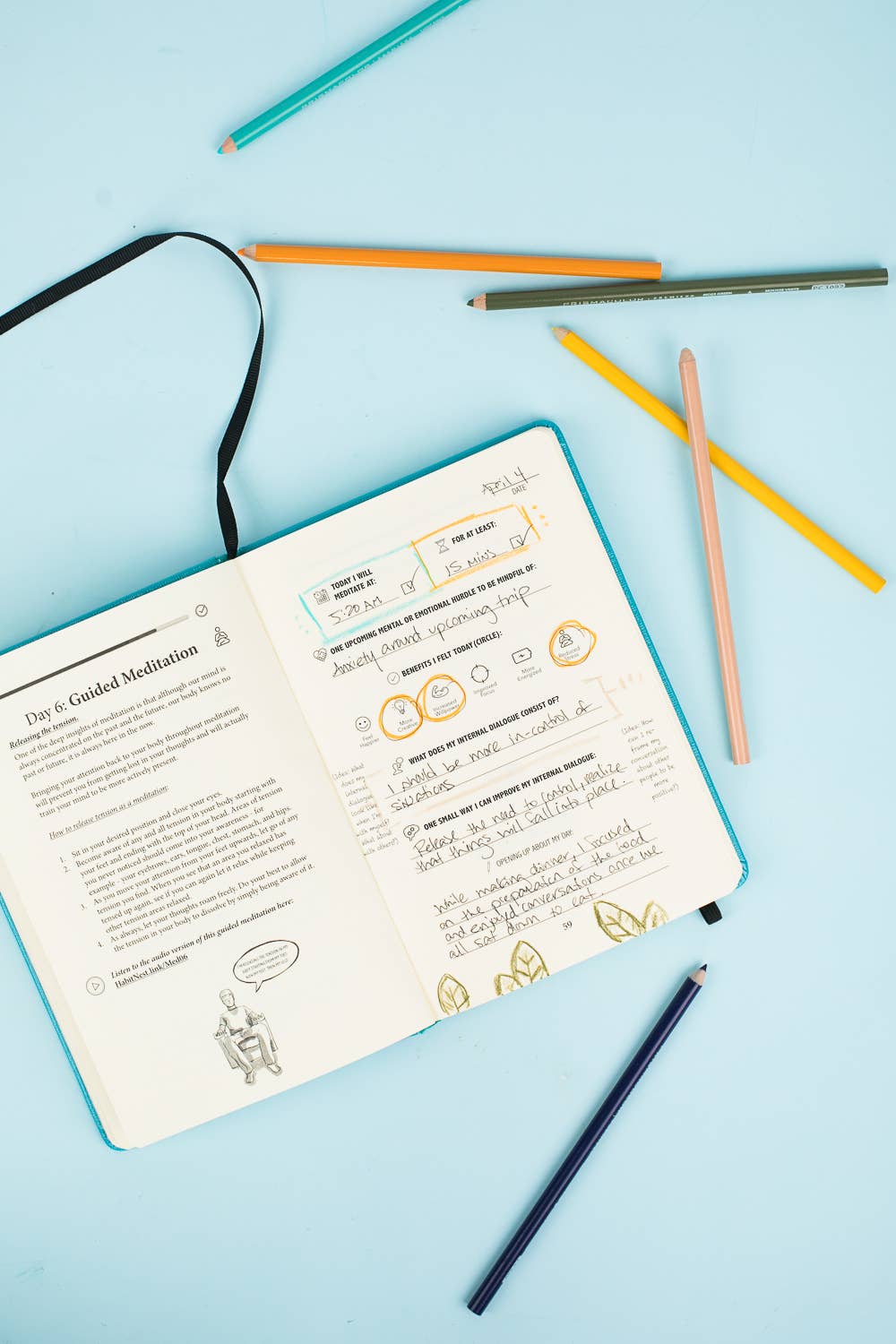 The Meditation Sidekick Journal - Habit Nest