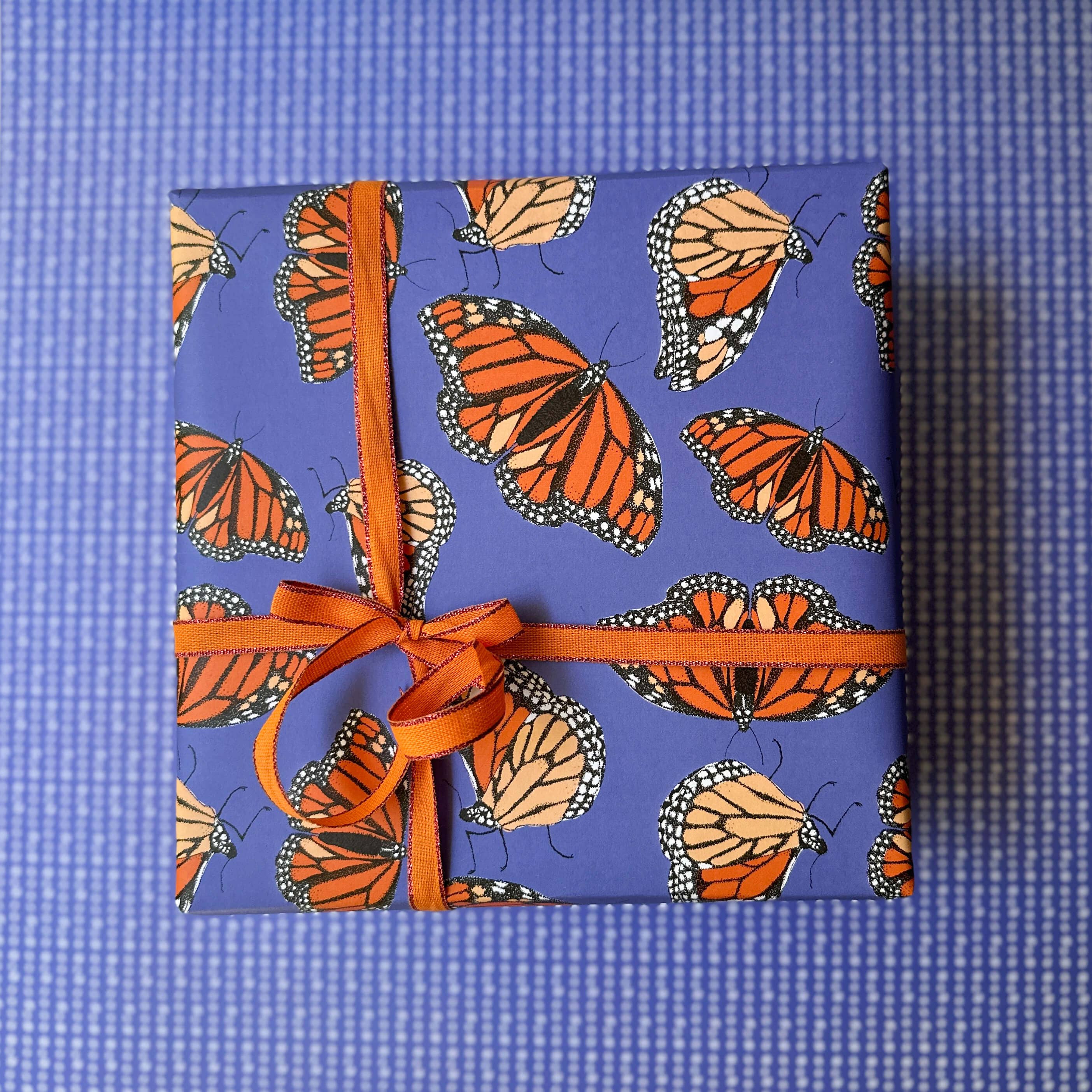 Monarch Butterfly Double Sided Wrapping Paper: 3 Sheets (20x29 in. each)