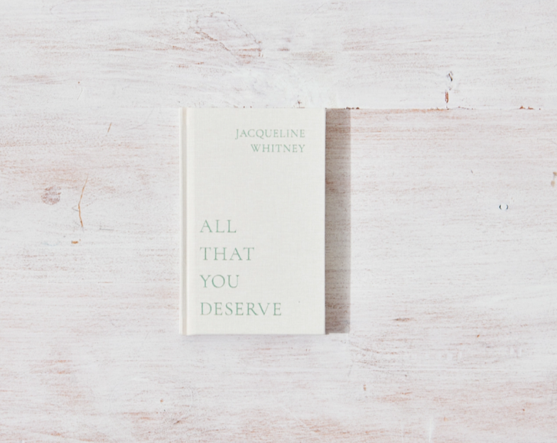 All That You Deserve - Book