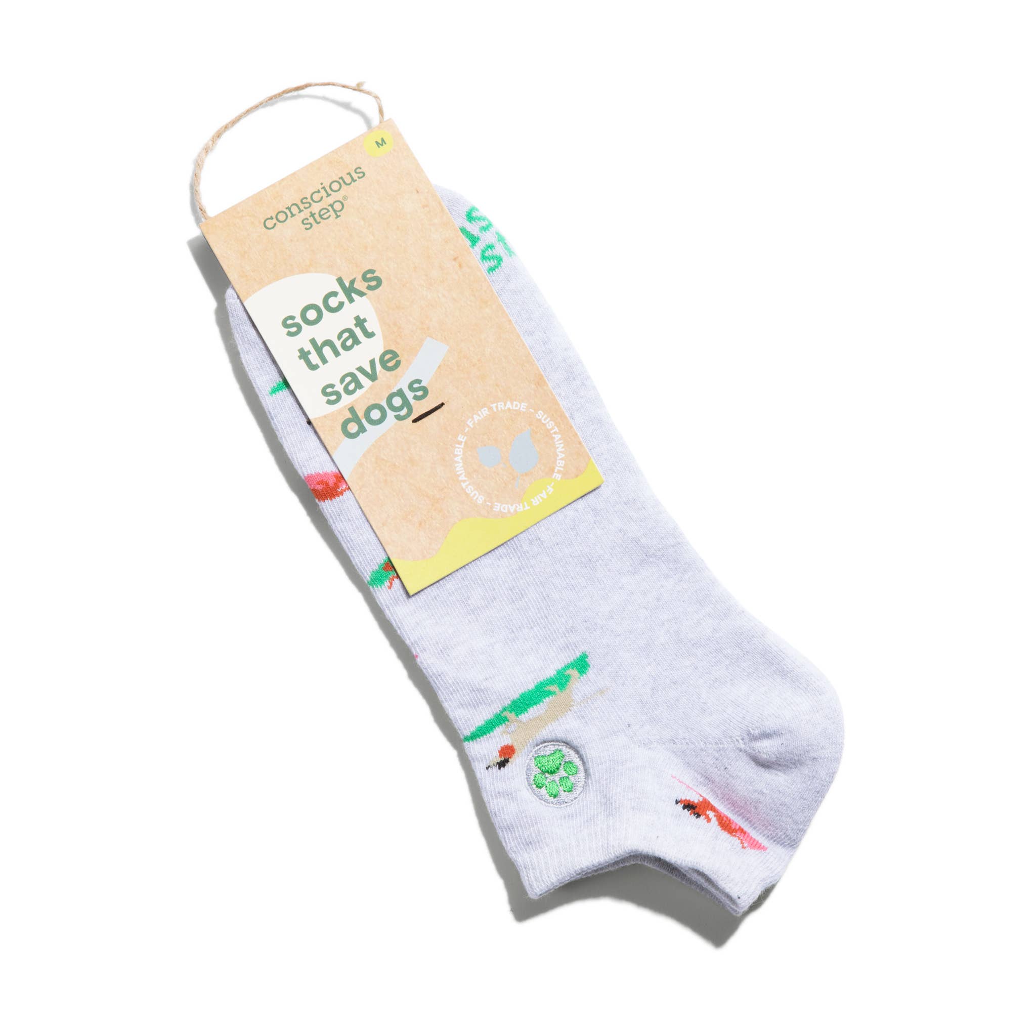 Ankle Socks that Save Dogs (Surfing Pups): Small