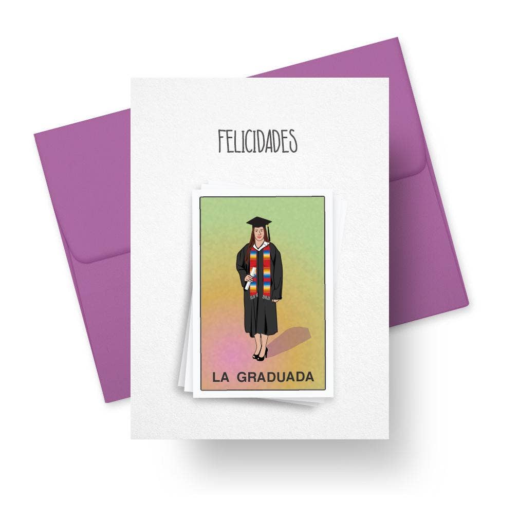 Greeting Card - "La Graduada" Congratulation's, The Graduate