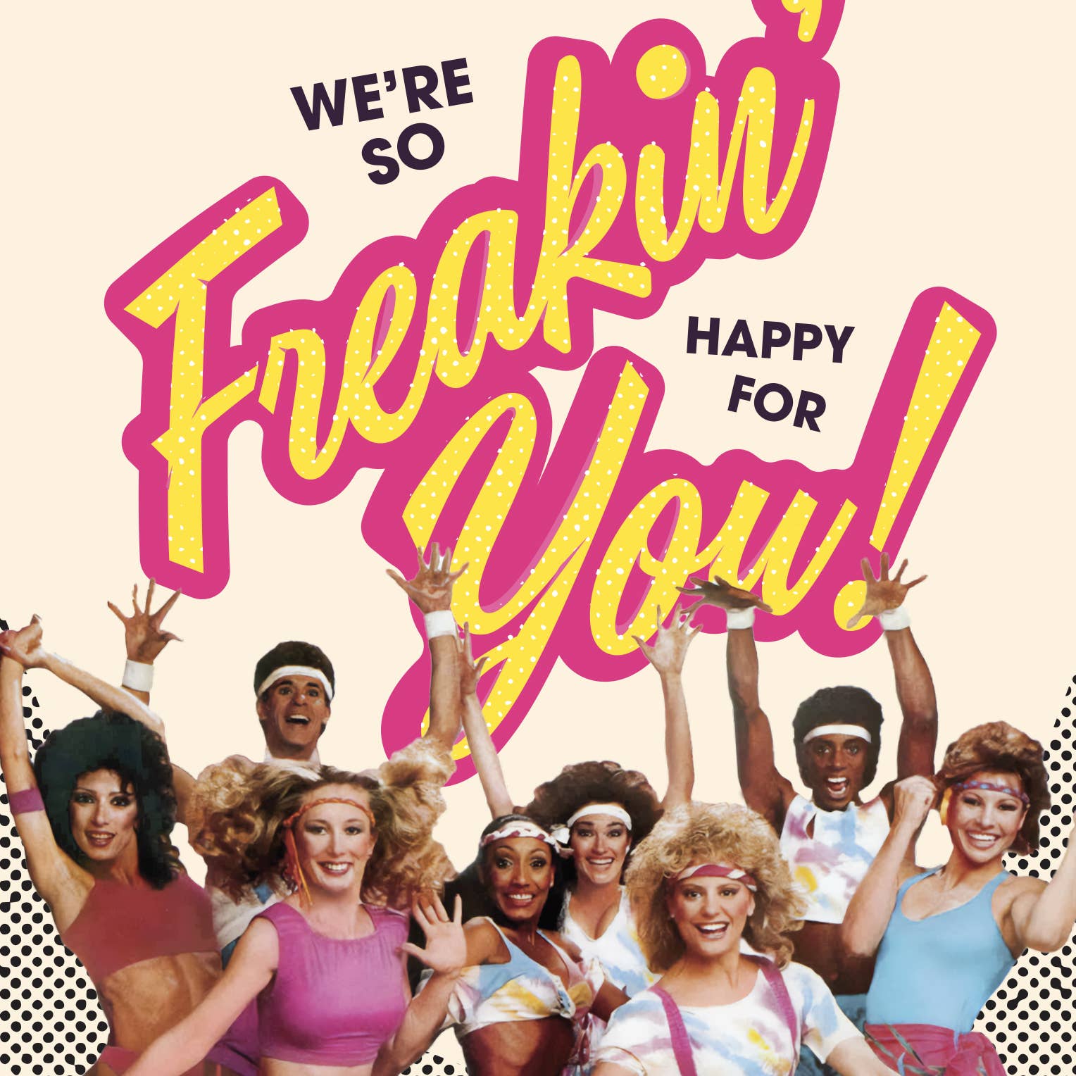 FREAKIN' HAPPY GANG - Greeting Card