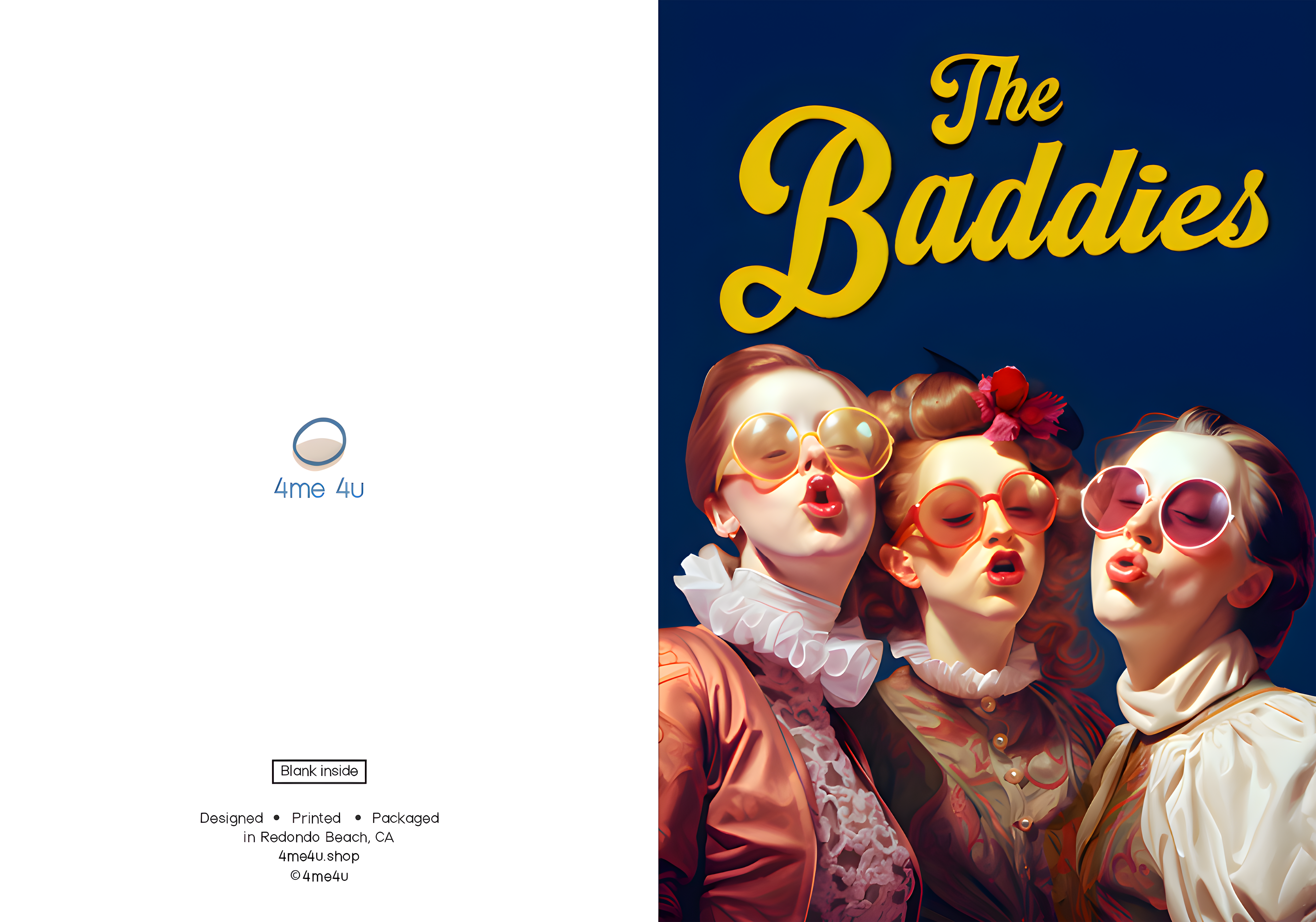 The Baddies Greeting Card