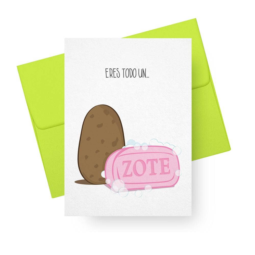 Greeting Card- Eres Todo Un Papazote