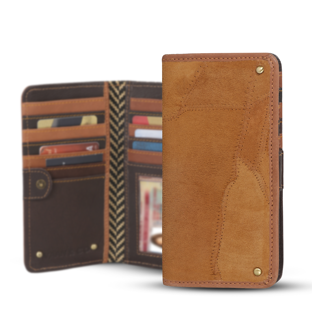 Spencer Herringbone Bifold Wallet