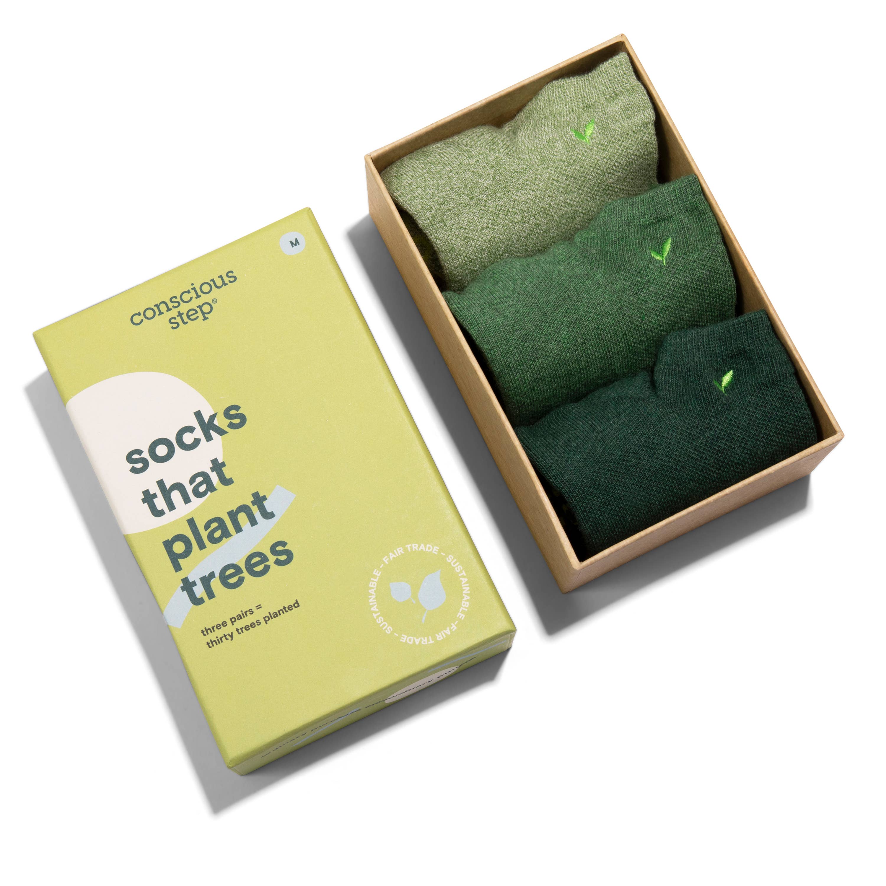 Boxed Set Ankle Socks that Plant Trees: Small