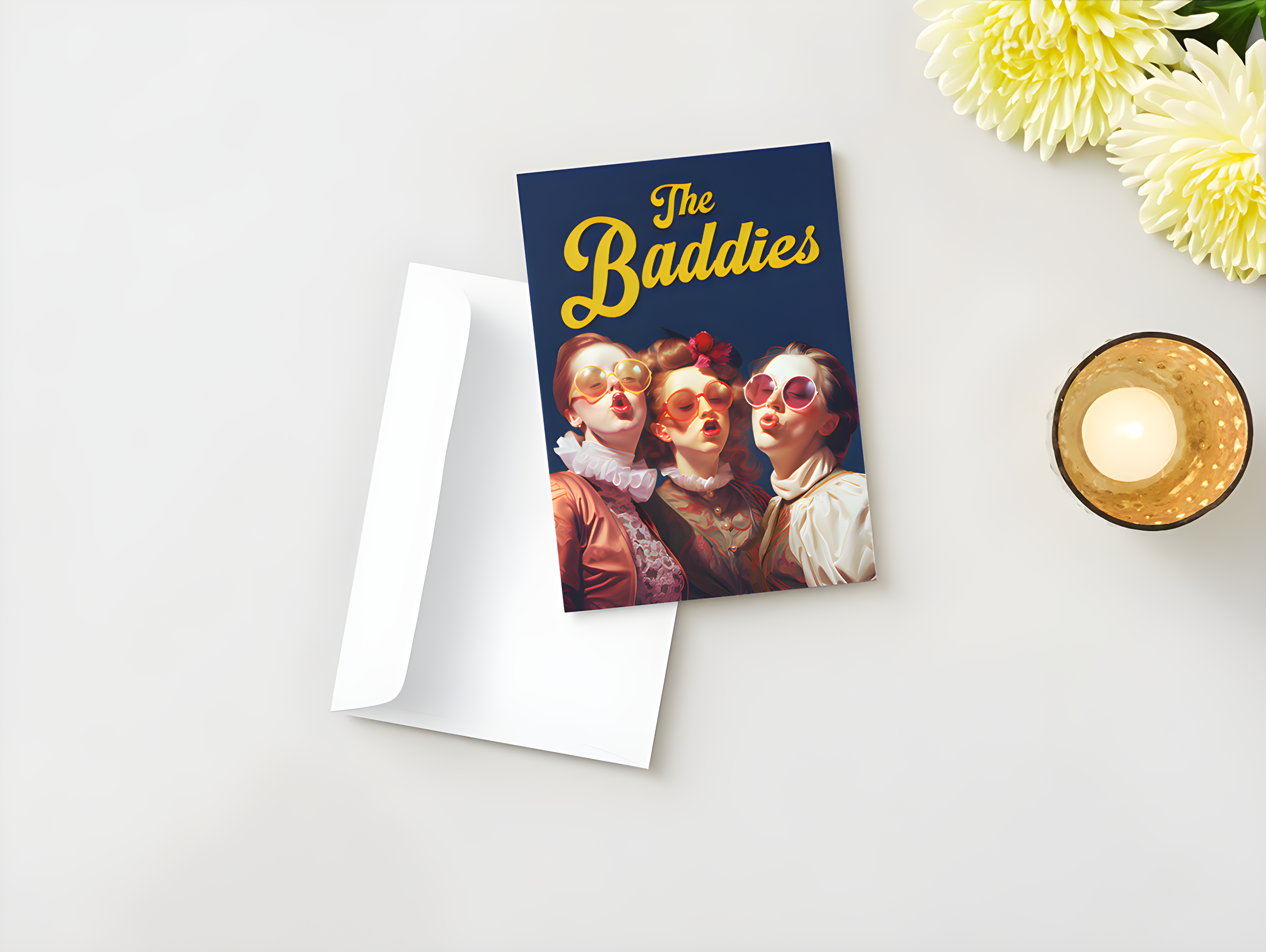 The Baddies Greeting Card