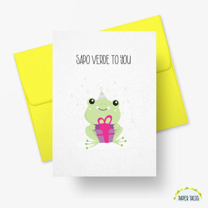 Sapo Verde to You! - Greeting Card