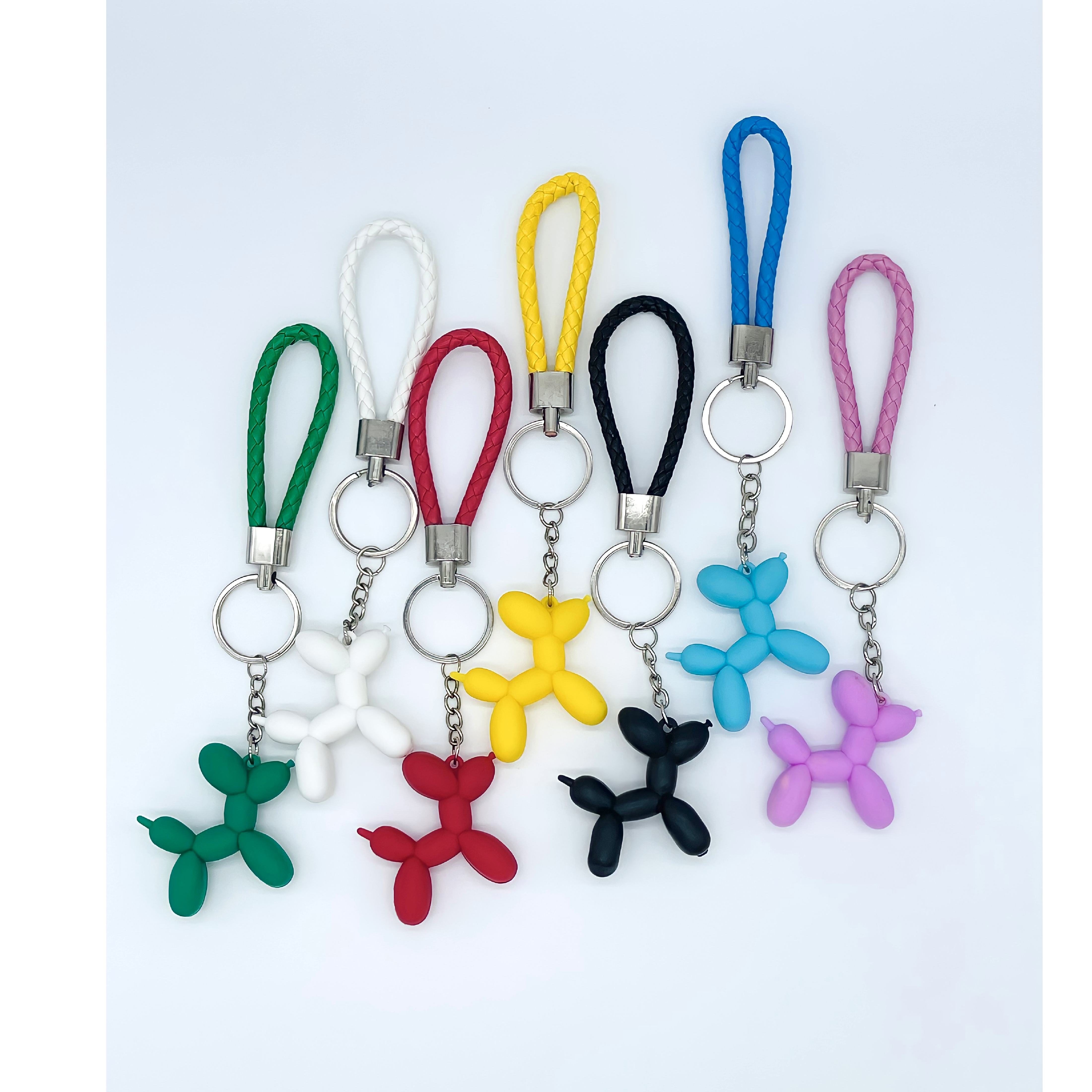 Balloon Dog Keychain w/ Wristlet