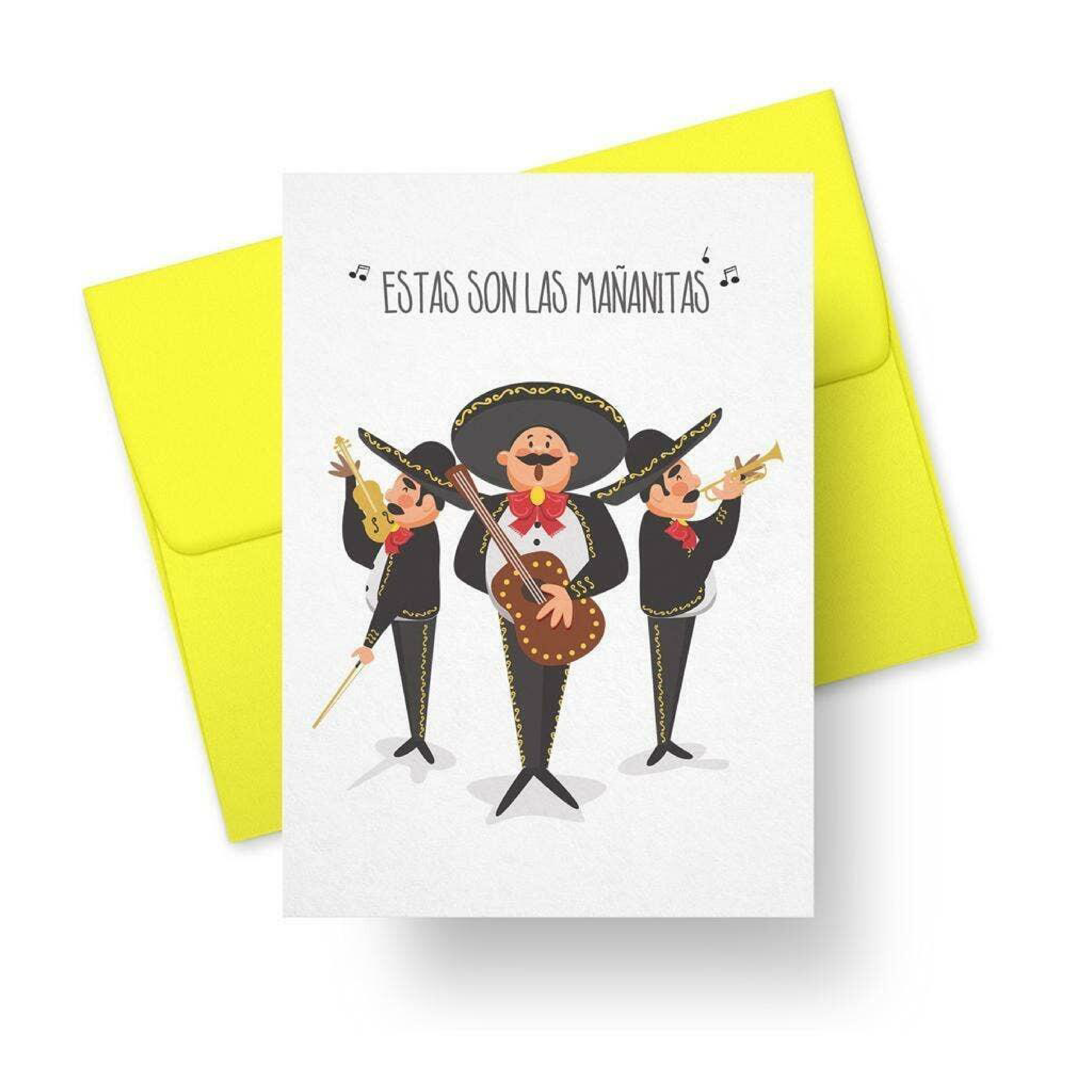 Estas Son Las Mañanitas-Greeting Card