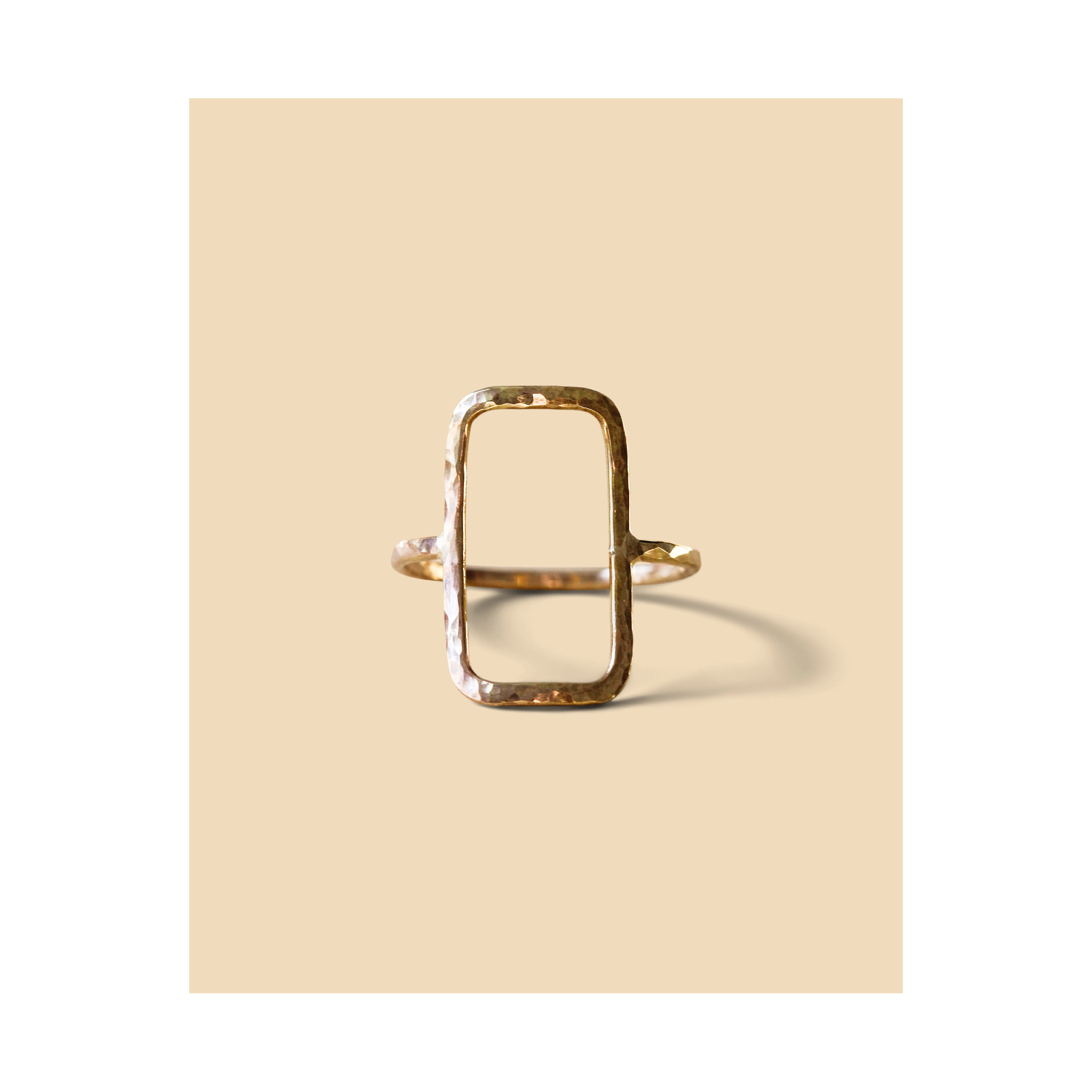 Rectangle Ring- Gold