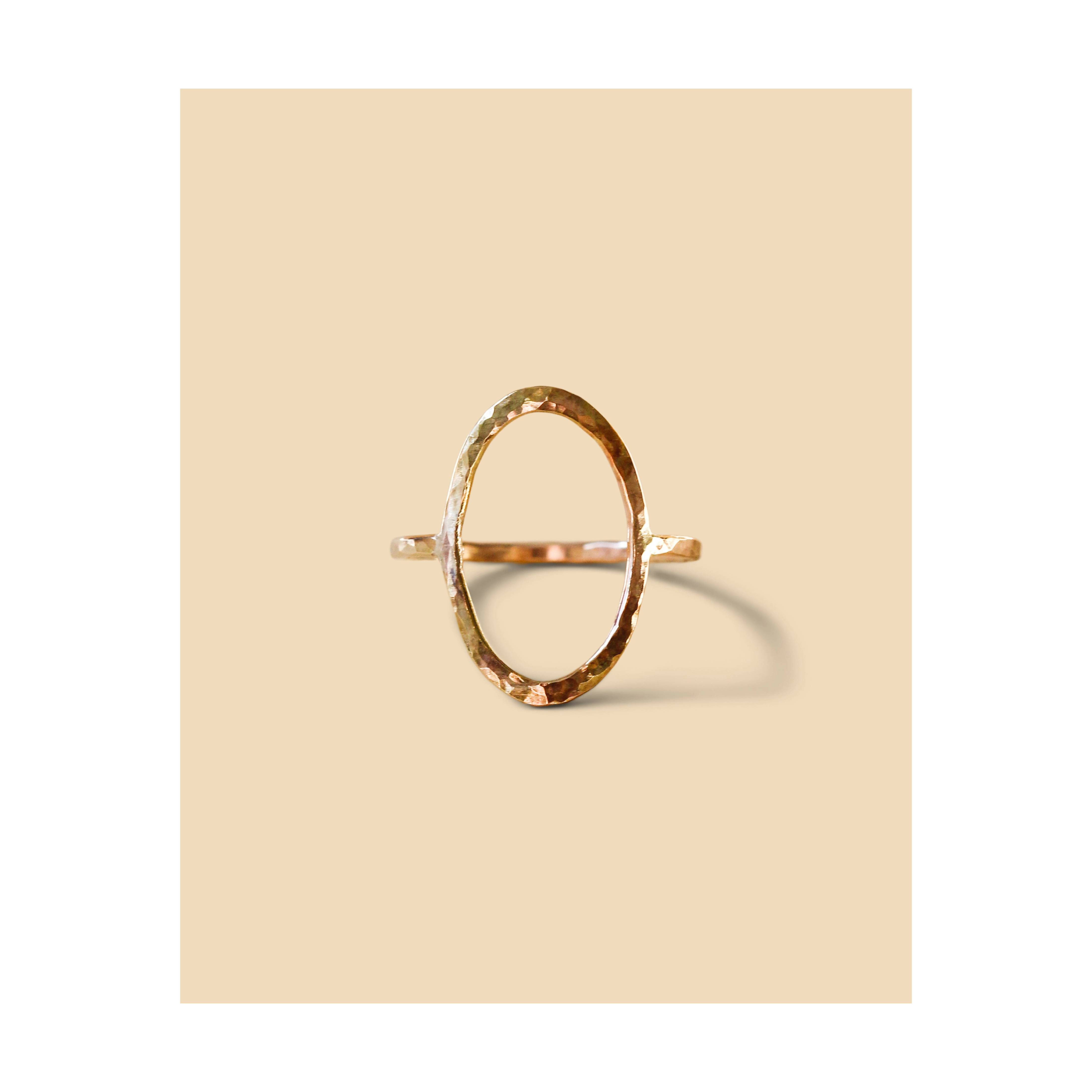 Oksana Oval Ring-Gold