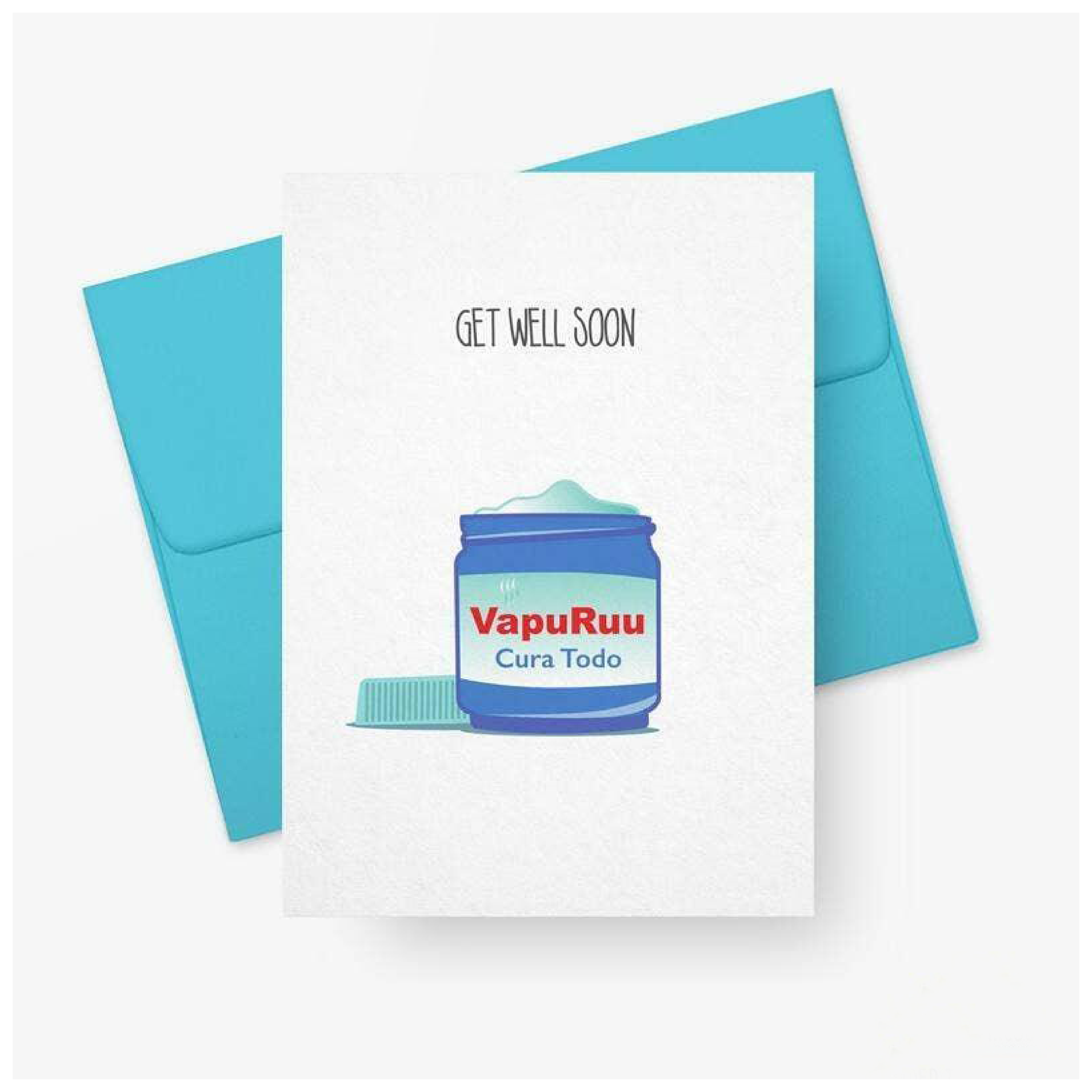 Get Well Soon Vapuruu - Greeting Card