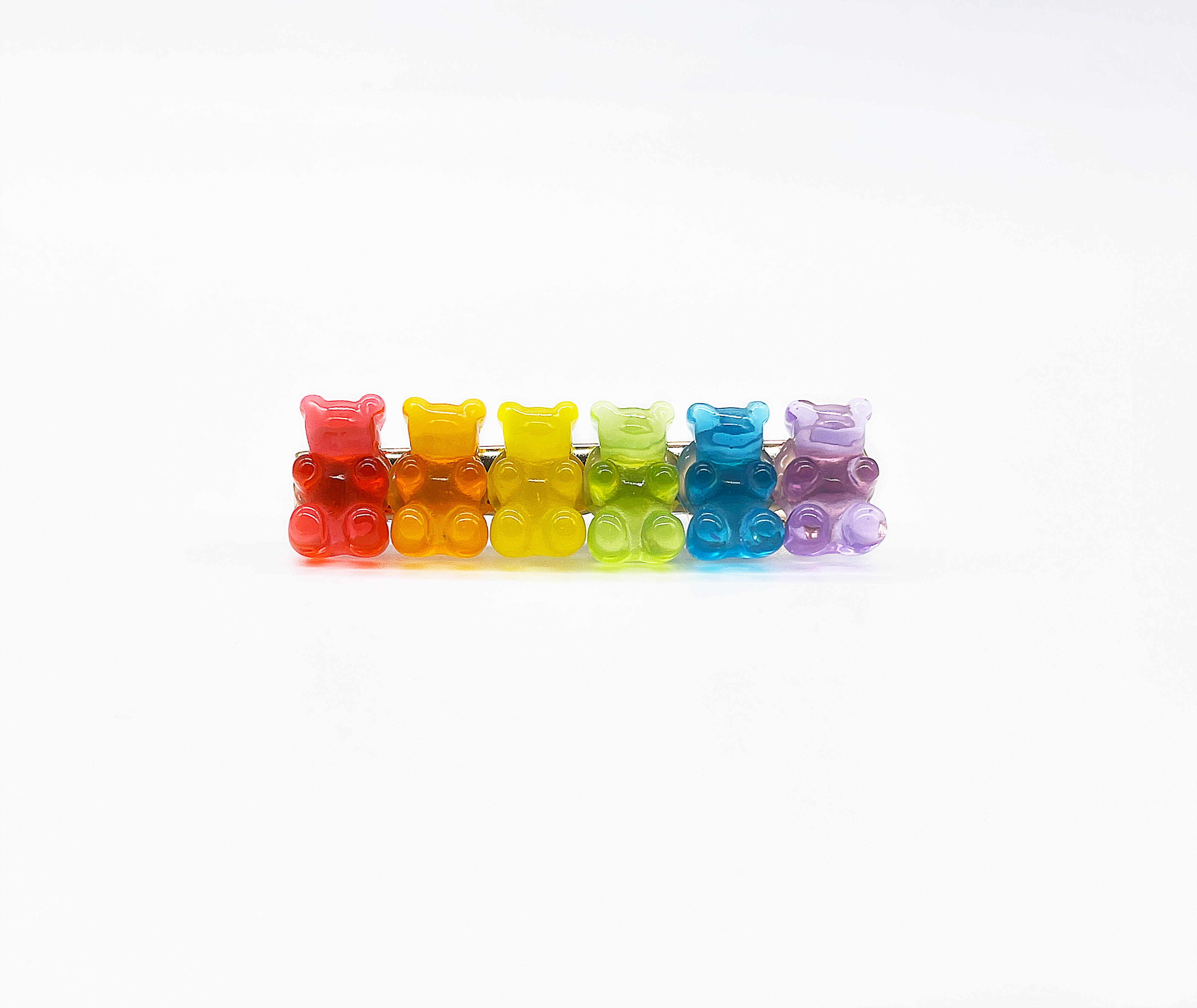 Gummy Bear Hair Clips- Set of 3