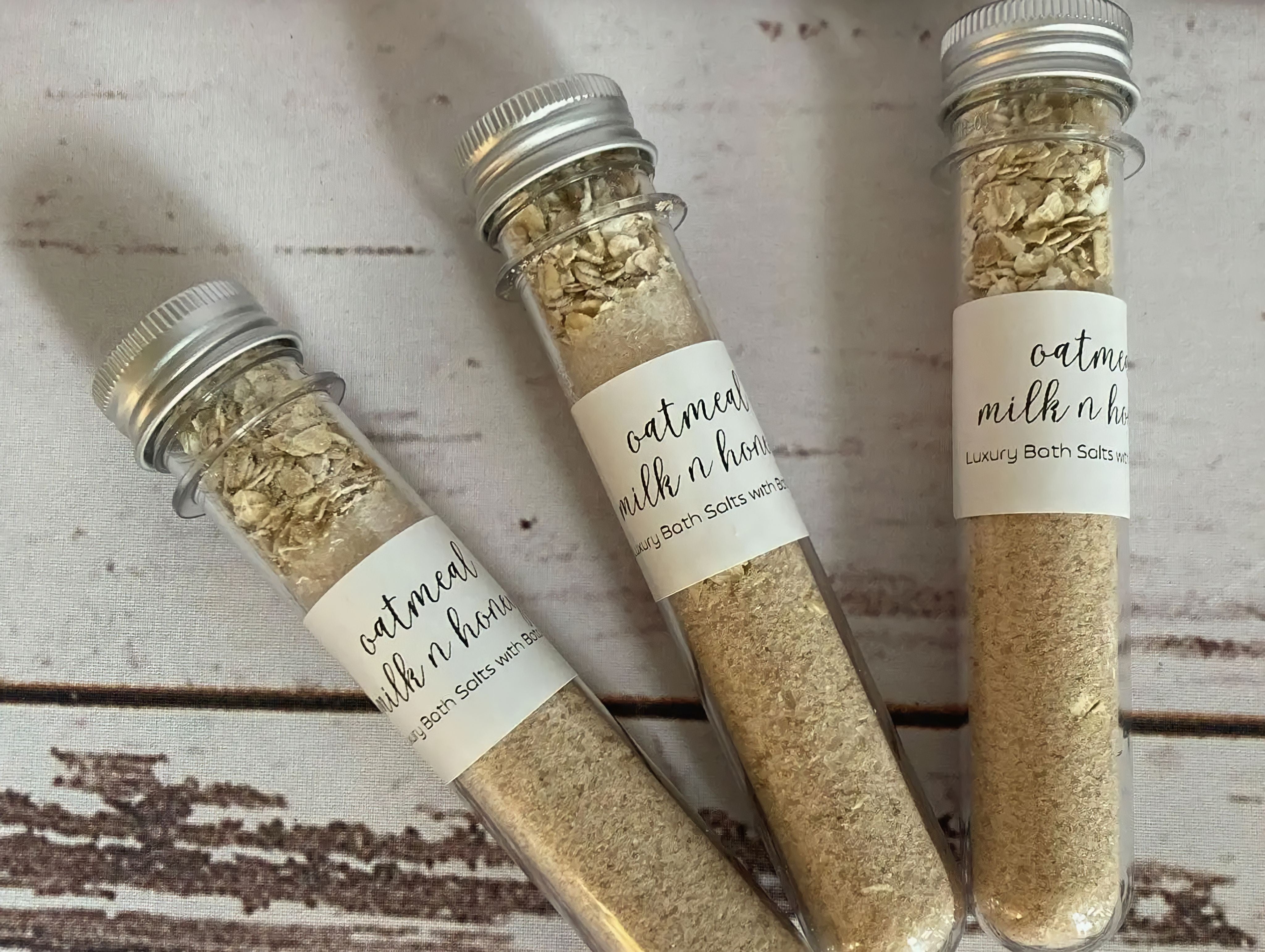 Luxury Healing Bath Salts with Magnesium-Orange and Oatmeal