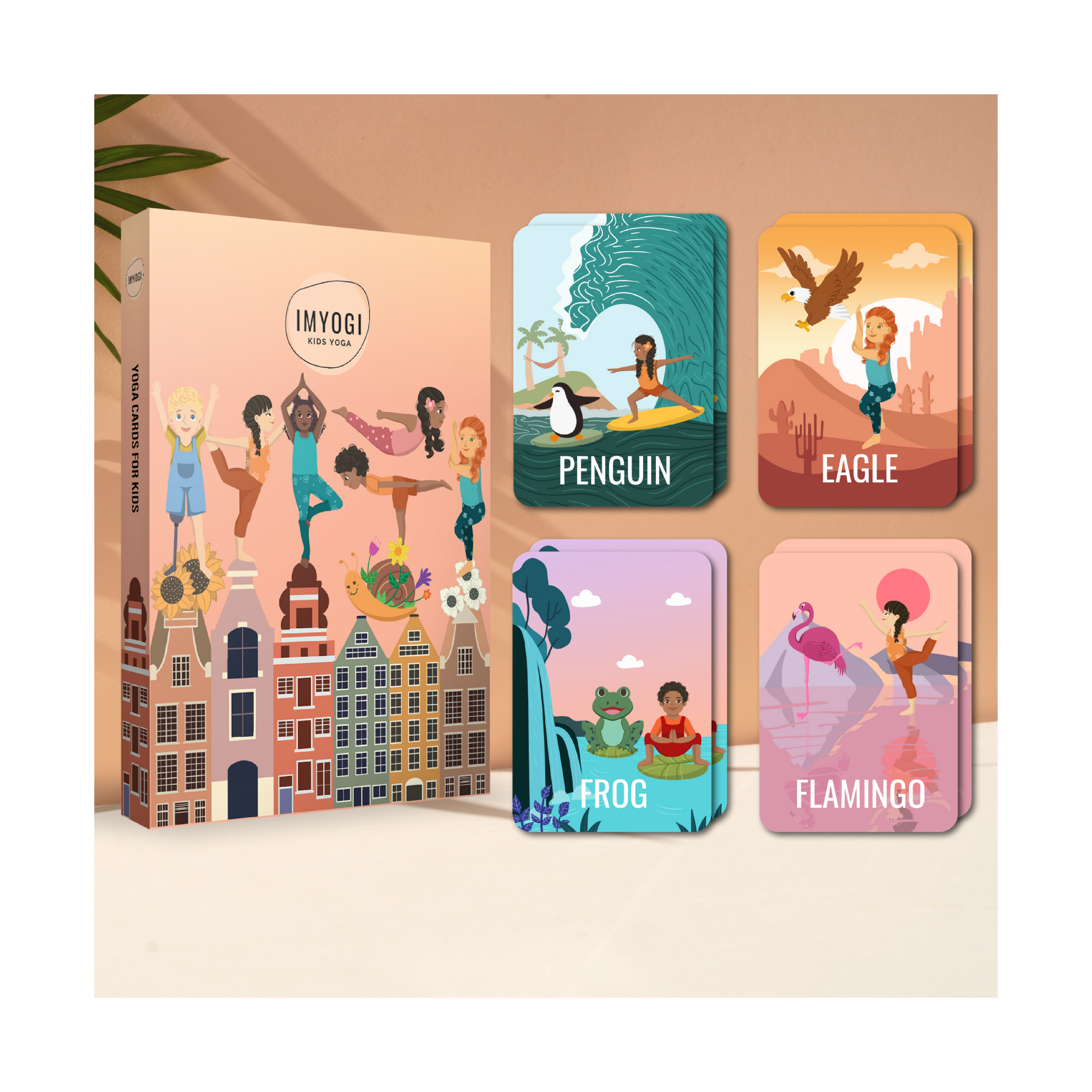 IMYOGI Yoga Cards For kids and the whole family