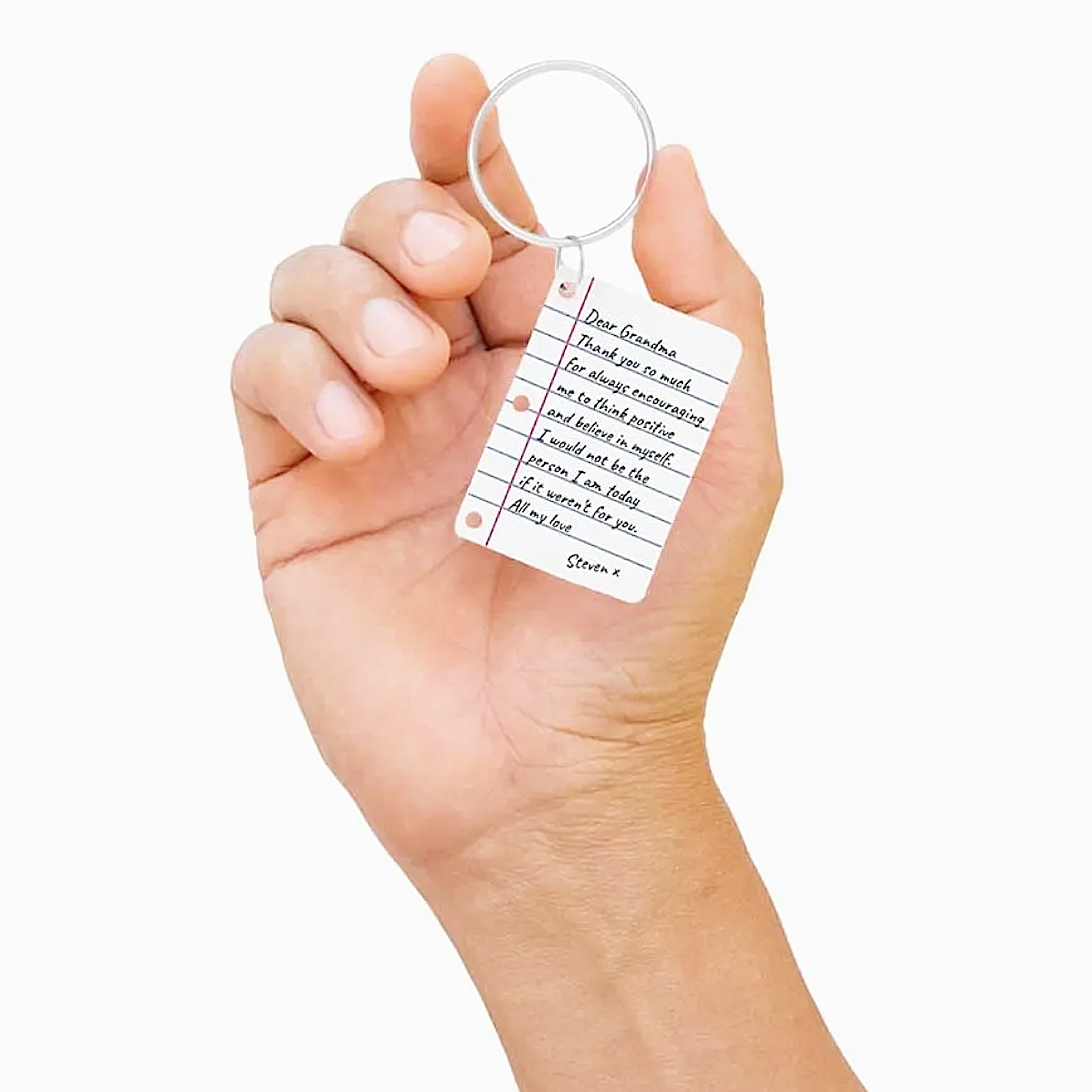 Little Letter Shrink Keyring - Personalized Gift