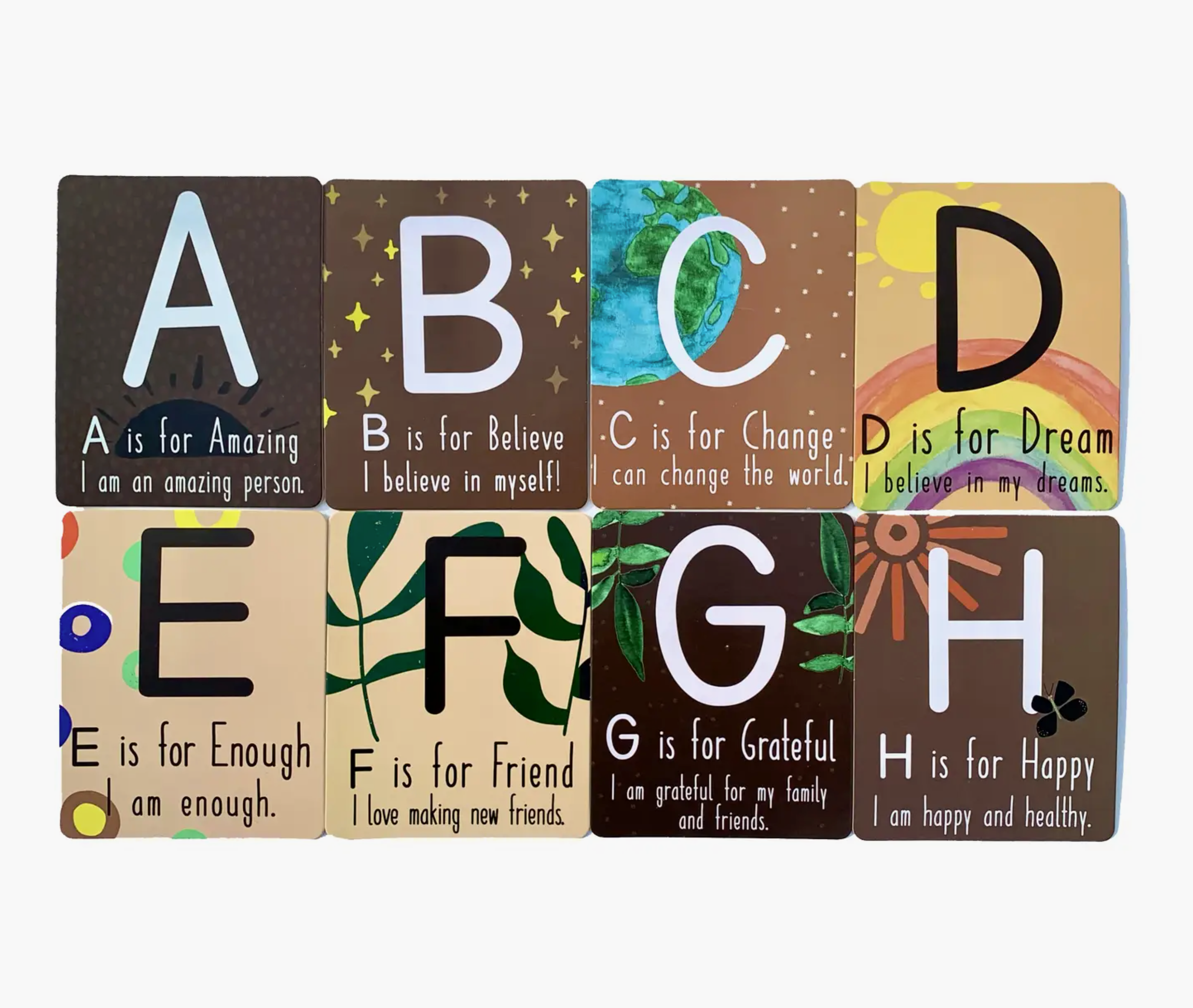 Alphabet Affirmation Flashcards
