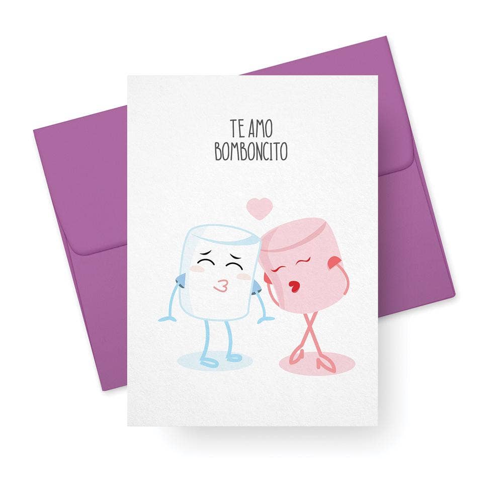 Te Amo Bomboncito - Love You Sugar - Greeting Card
