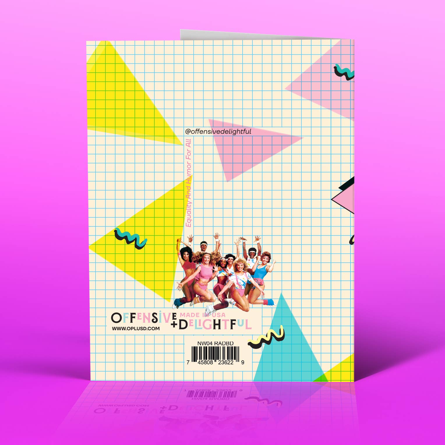 Wishing you a totally Rad birthday! RAD 80's Birthday Card