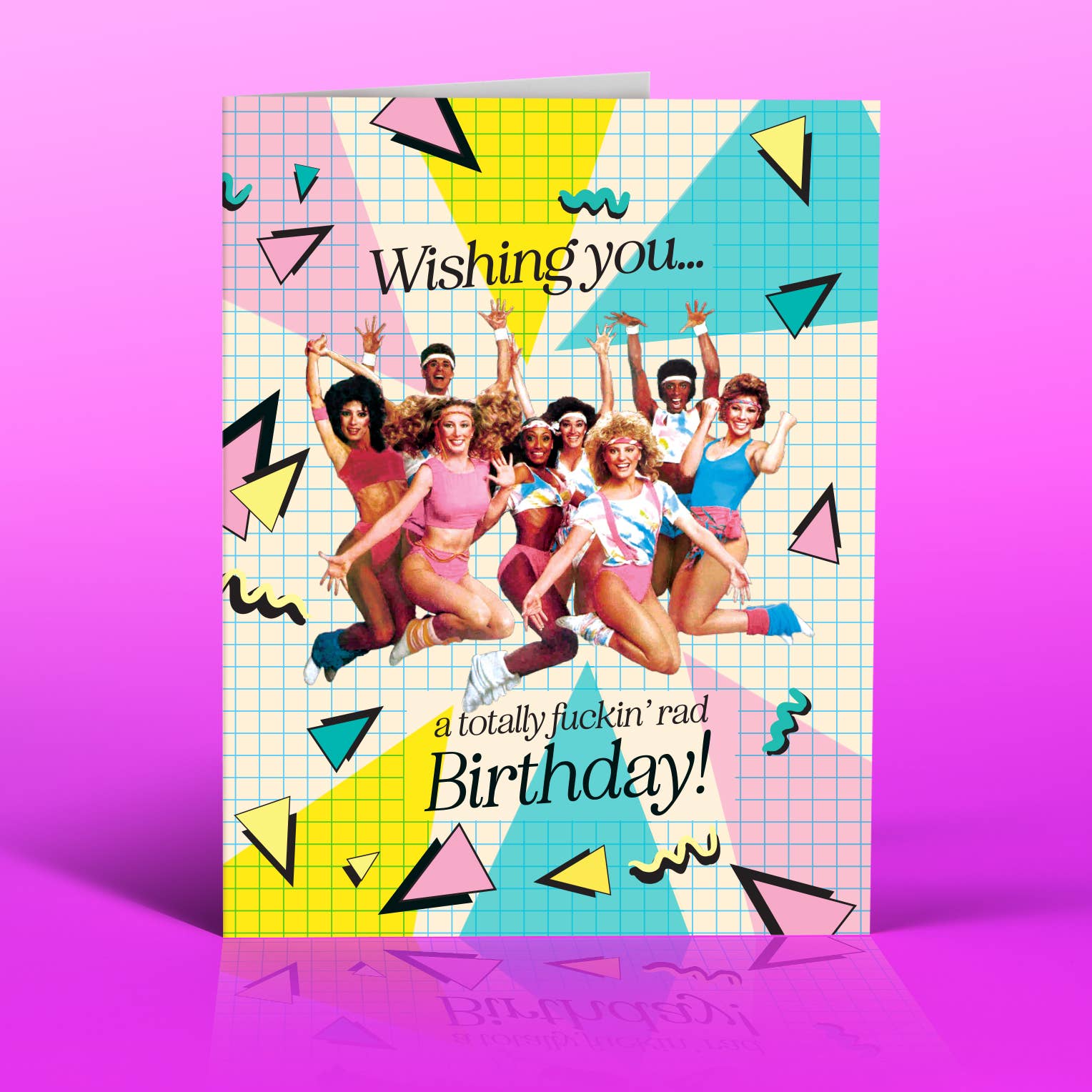 Wishing you a totally Rad birthday! RAD 80's Birthday Card