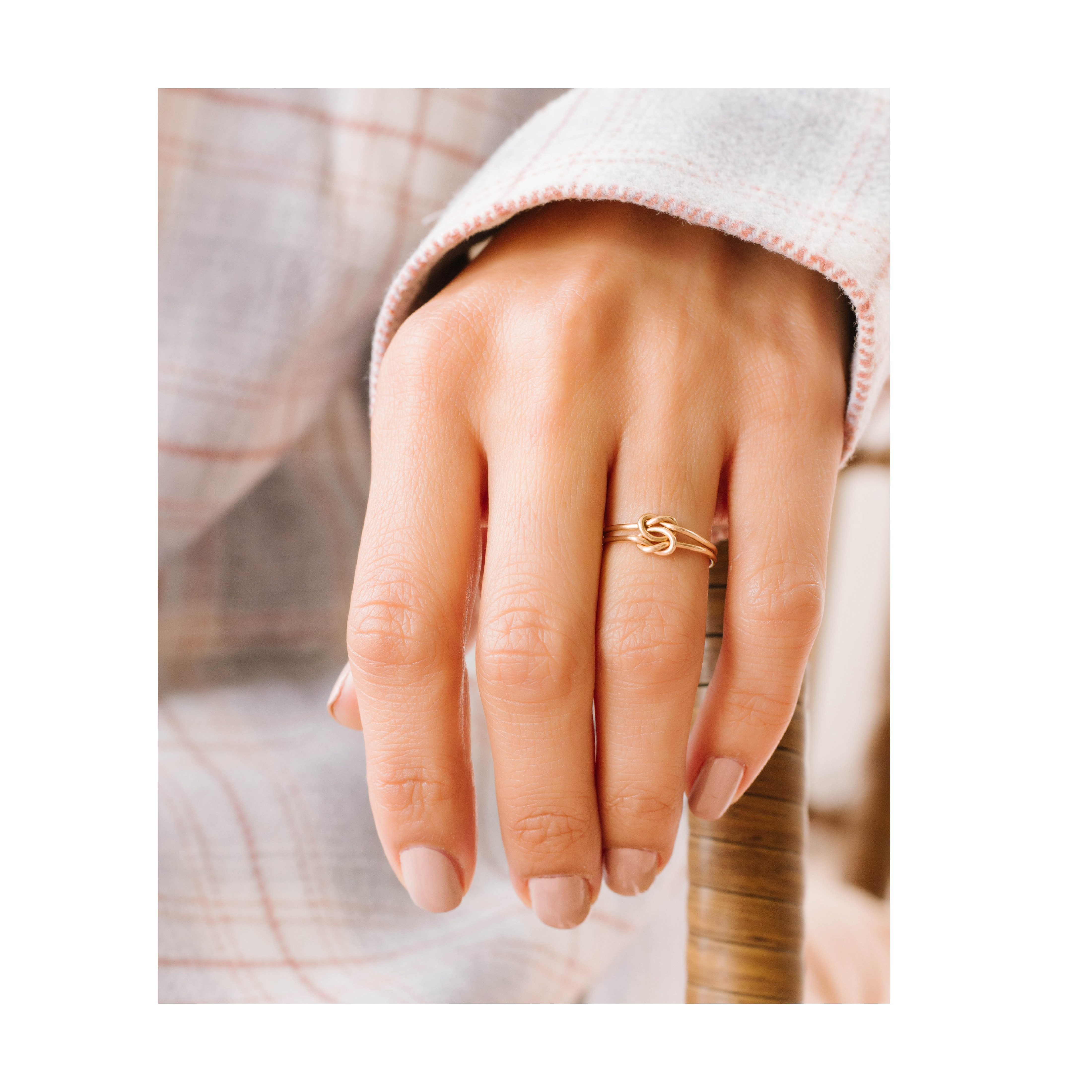 Gold Linked Ring • Mother & Daughter