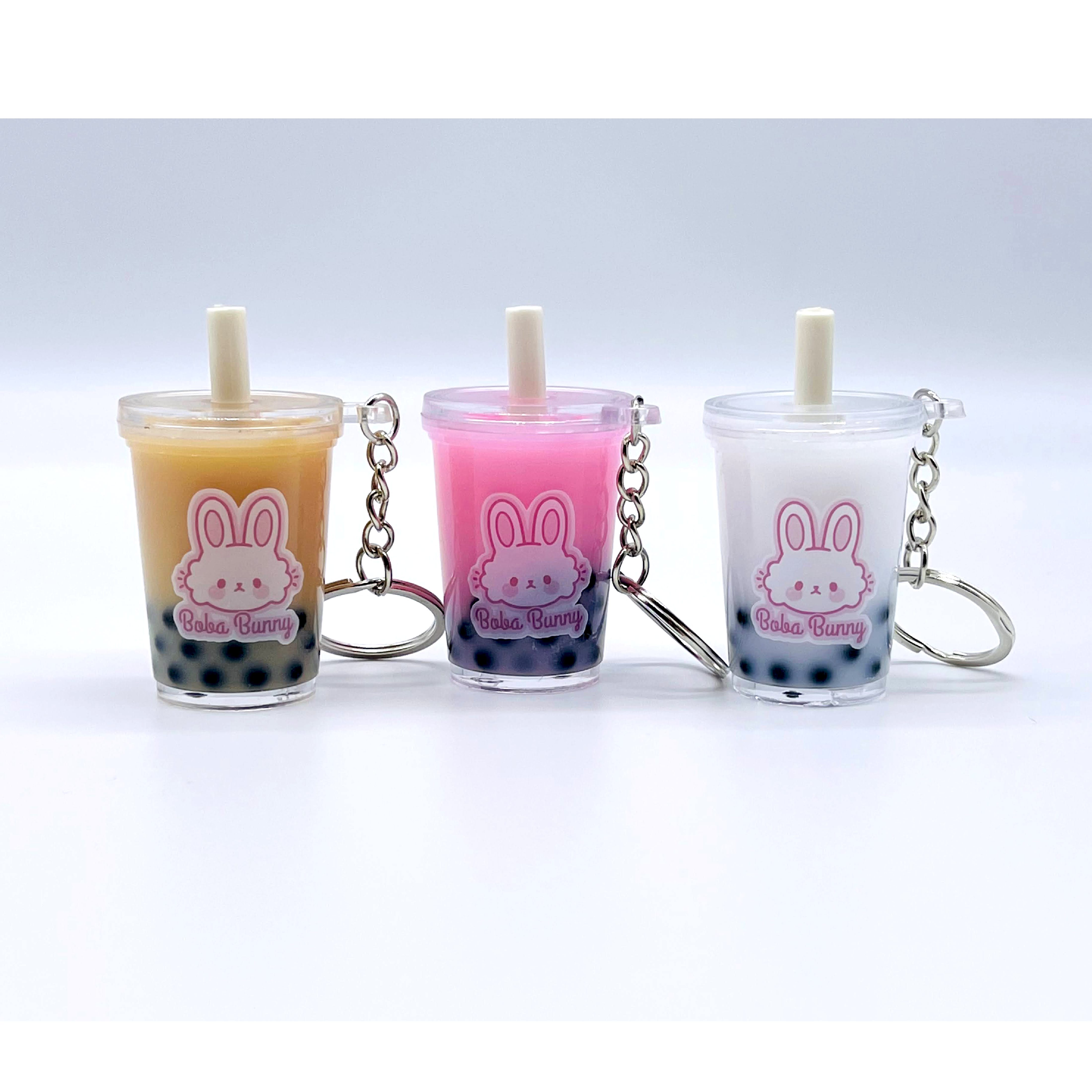 Milk Boba Keychains